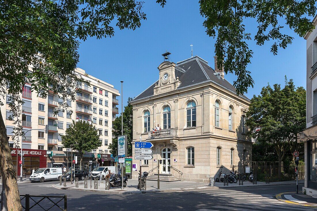 Frankreich,Seine Saint Denis,Rosny sous Bois,Espace André Malraux,Emile Lecrivain Platz