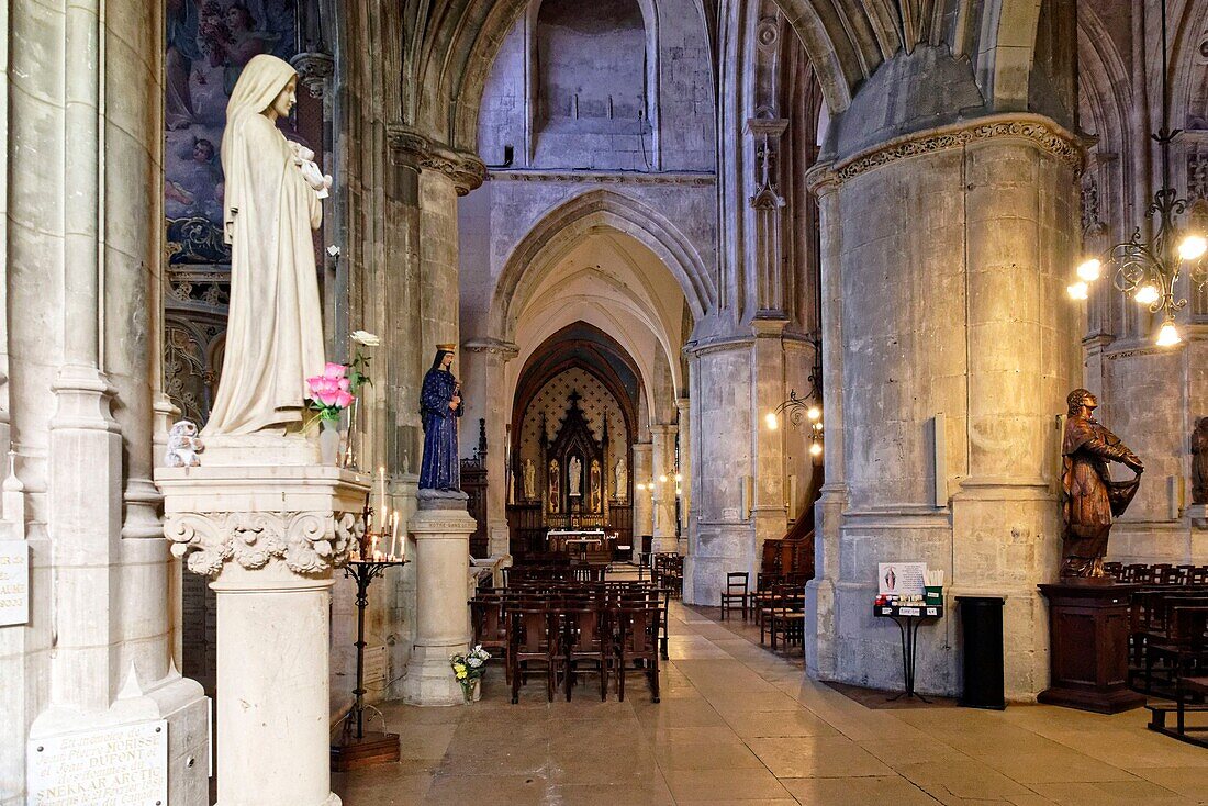 France,Seine Maritime,Pays de Caux,Cote d'Albatre (Alabaster Coast),Fecamp,Saint Etienne Church