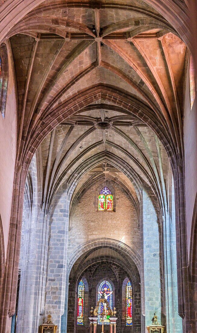 France,Cantal,Aurillac,Saint Geraud church