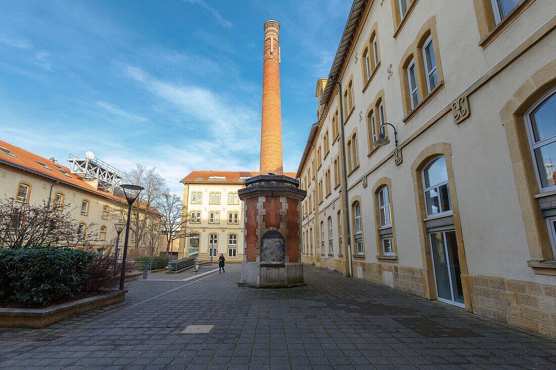 Frankreich,Meurthe et Moselle,Nancy,ehemalige Manufacture des Tabacs (Tabakmanufaktur), heute ein Kulturzentrum mit Theater und öffentlicher Bibliothek in der Rue Baron Louis