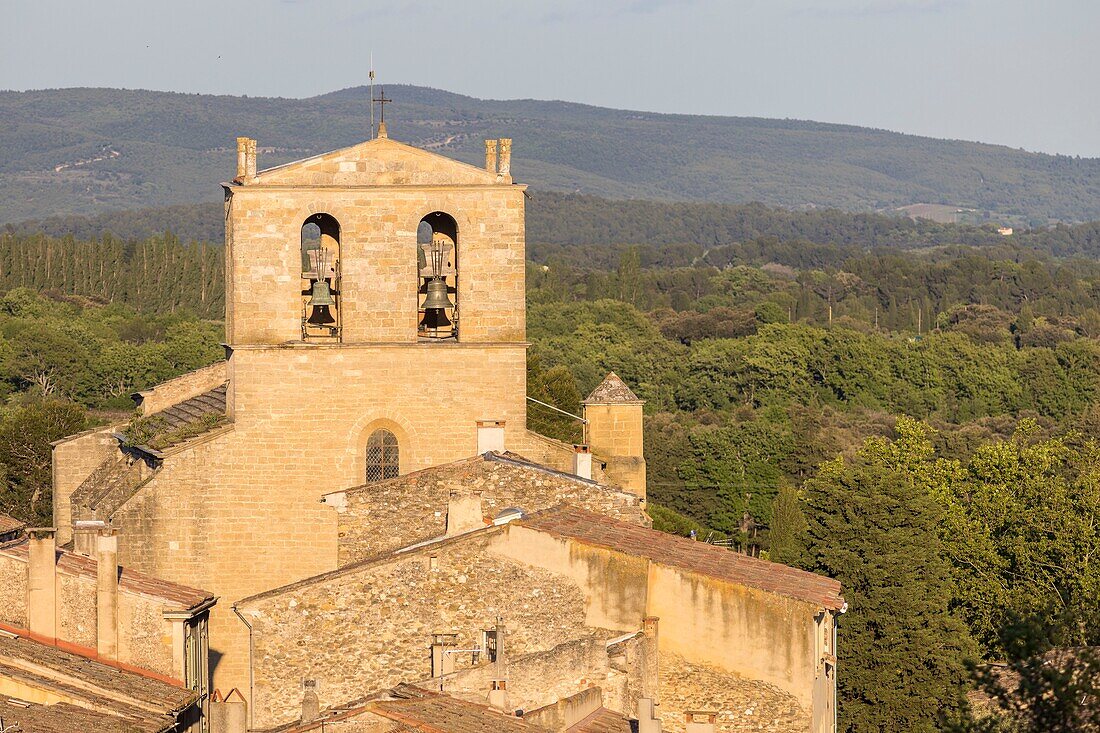 France,Vaucluse,Regional Natural Park of Luberon,Cucuron,the Notre Dame de Beaulieu church