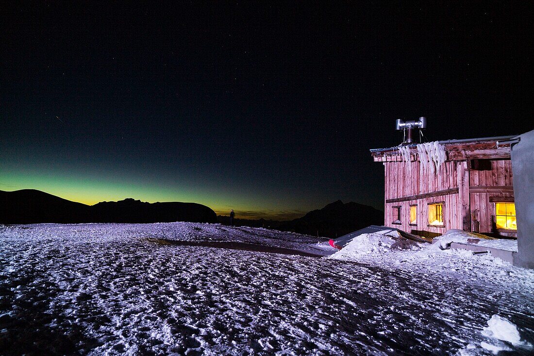 France,savoie,Tarentaise valley,Tignes ski resort,altitude restaurant le Panoramic (3032m),Bouvier family