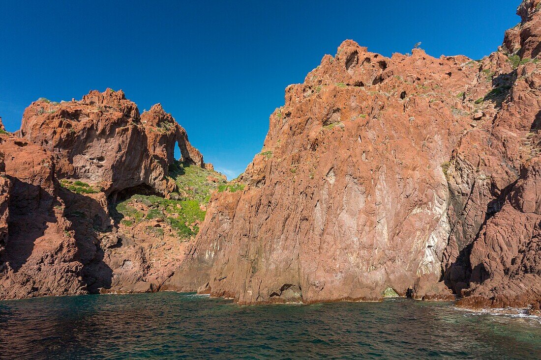 Frankreich,Corse du Sud,Golf von Porto,von der UNESCO zum Weltnaturerbe erklärt,Naturschutzgebiet Scandola