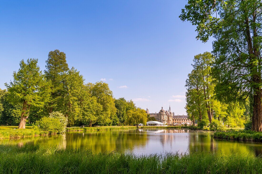 Frankreich,Oise,Chantilly,Das Schloss im Park von Chantilly