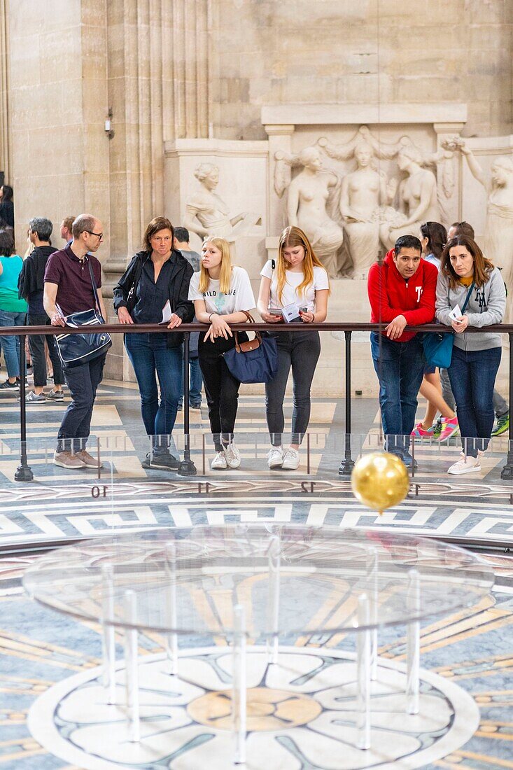 France,Paris,Latin Quarter,Pantheon (1790) neoclassical style,building in the shape of a Greek cross,the Foucault pendulum