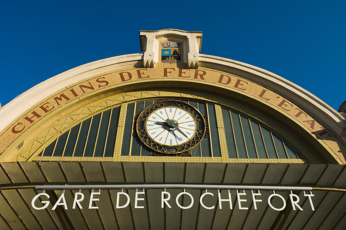 Frankreich,Poitou-Charentes,Art-Déco-Bahnhof,Rochefort