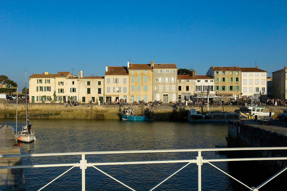 Frankreich,Hafen von Saint Martin-de-Re auf der Ile de Re, Poitou-Charentes