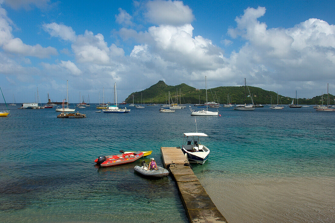 Karibik,Grenada,Grenadinen,Blick auf die Tyrrel-Bucht,Carriacou-Insel