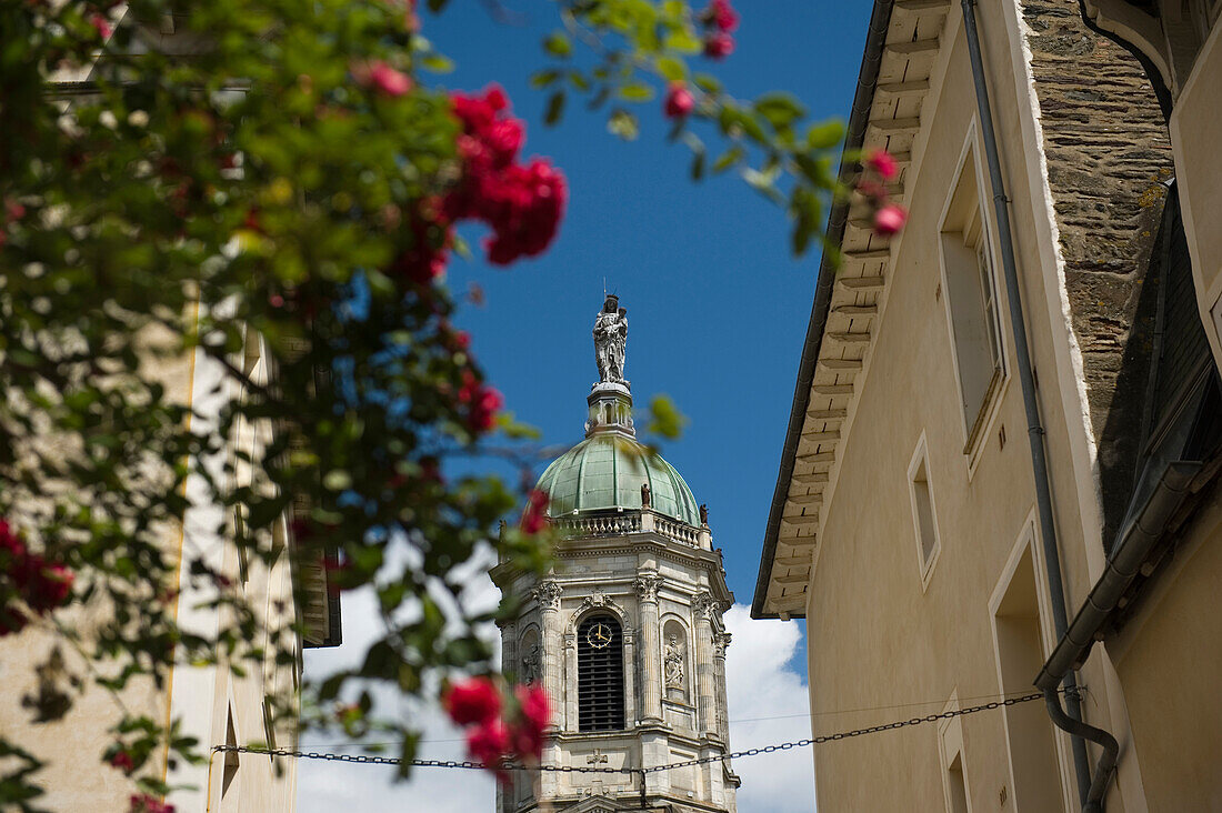 Saint Melaine neben dem Le Thabor Park. Rennes. Bretagne. Frankreich.