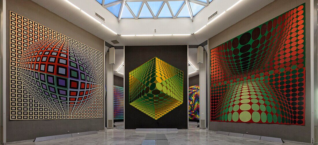 France,Bouches du Rhone,Aix en Provence,Vasarely fondation