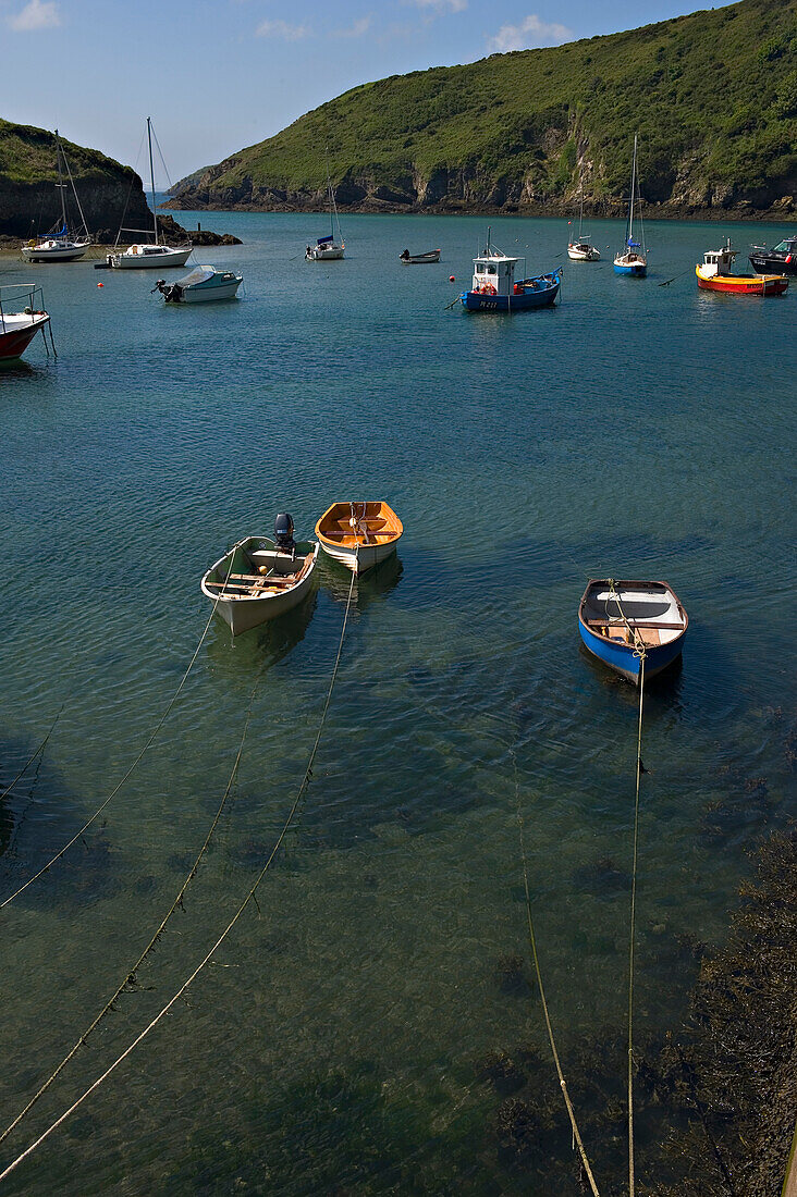 Solva harbour. Pembrokeshire. Wales. UK.