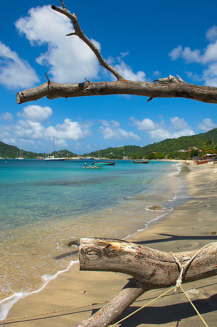 Karibik,Grenada,Grenadinen,Blick auf Tyrrel Bay,Carriacou Island