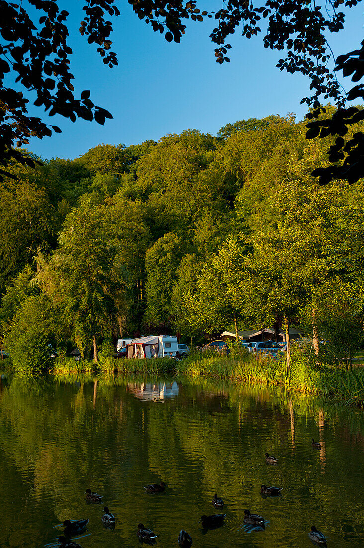 Frankreich,Normandie,Camping am See,Le Brevedent