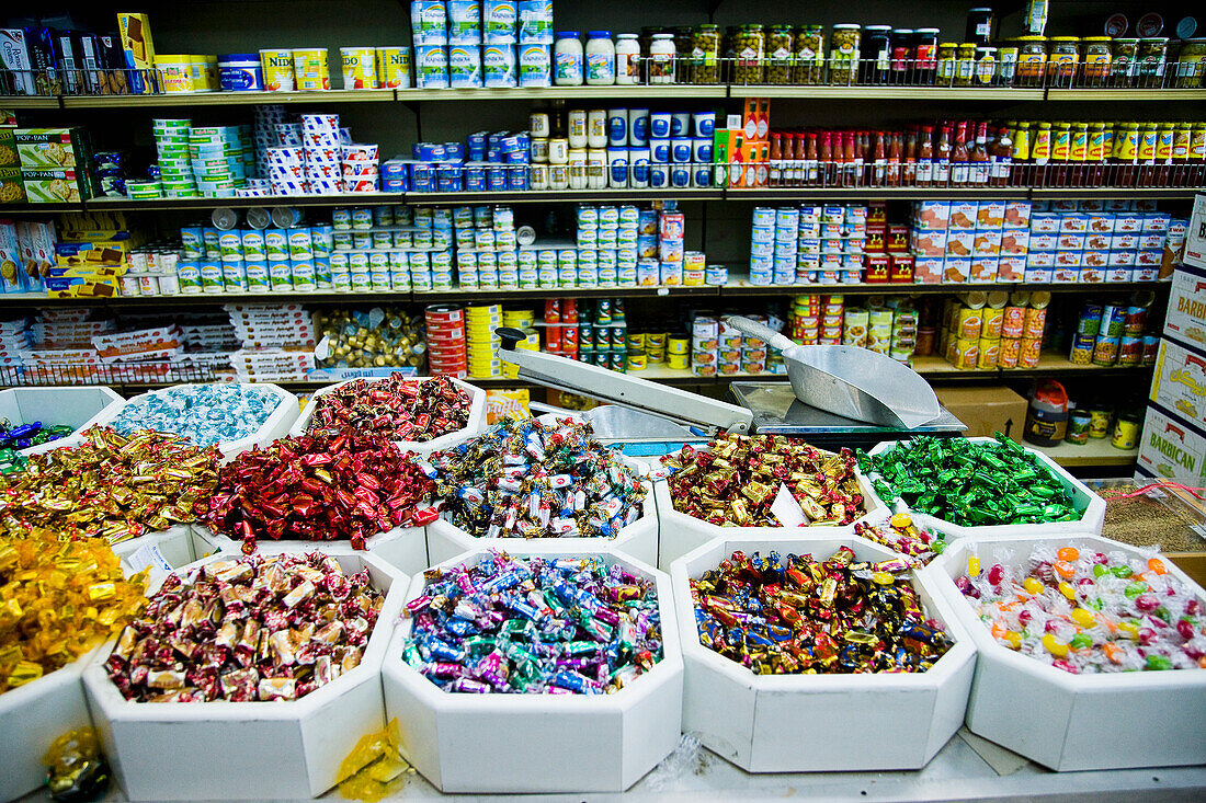 UAE,Al Raffa area of city centre,Dubai,Shop selling sweets and nuts