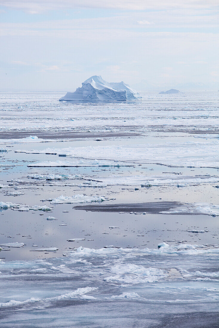 Pack Ice Off The West Coast Of Greenland.