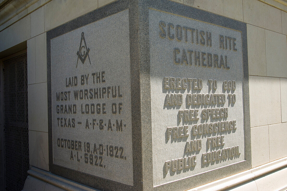 Scottish Rite Cathedral Founded By The Masonic Grand Lodge Of Texas,San Antonio,Texas,Usa