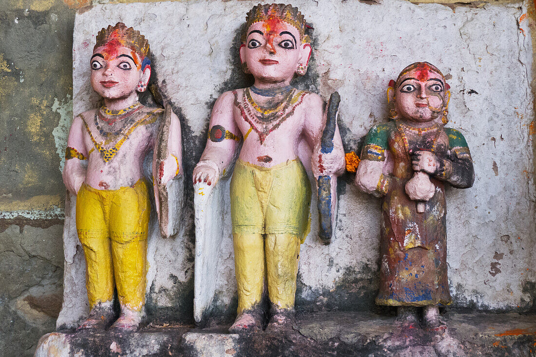 Indien,Uttar Prasesh,Gottheiten auf der Panchakroshi Pradakshina (Äußere Pradaktion) oder heiliger Hindu-Pilgerweg,Varansi