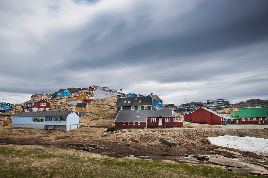 Grönland,Stadtbild,Paamiut