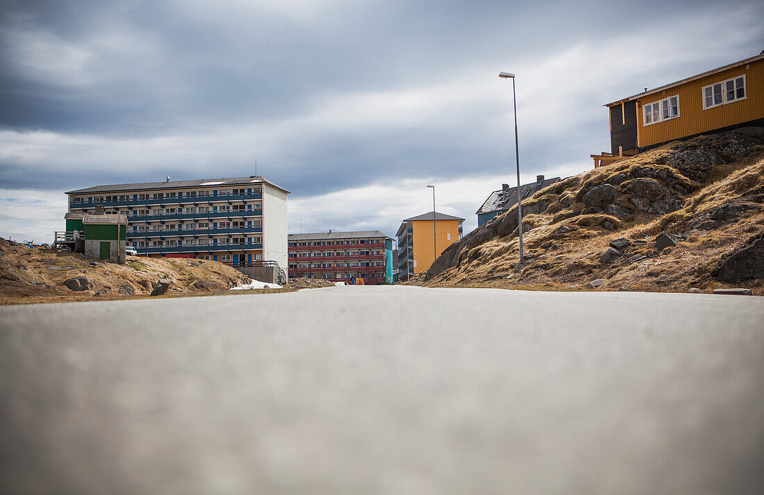 Greenland,Street in town,Paamiut