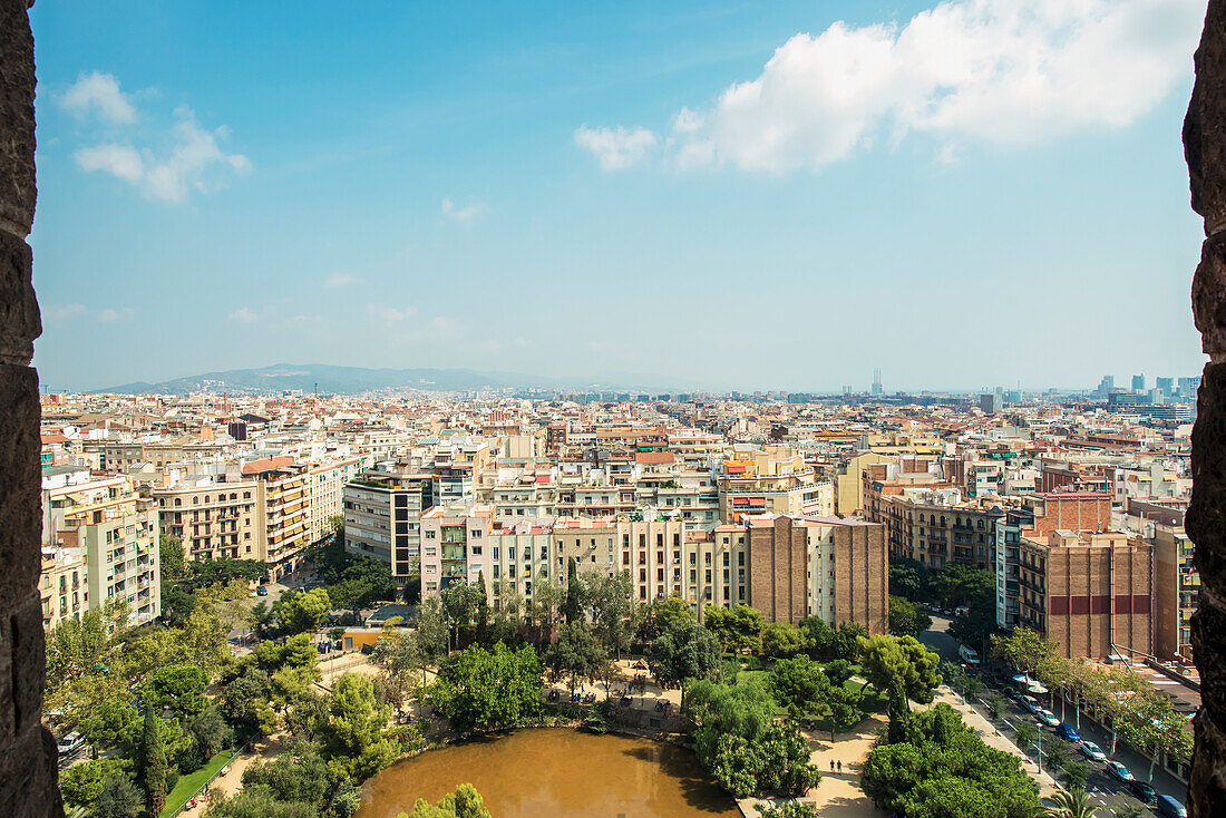 Spain,View of city apartment buildings,Barcelona