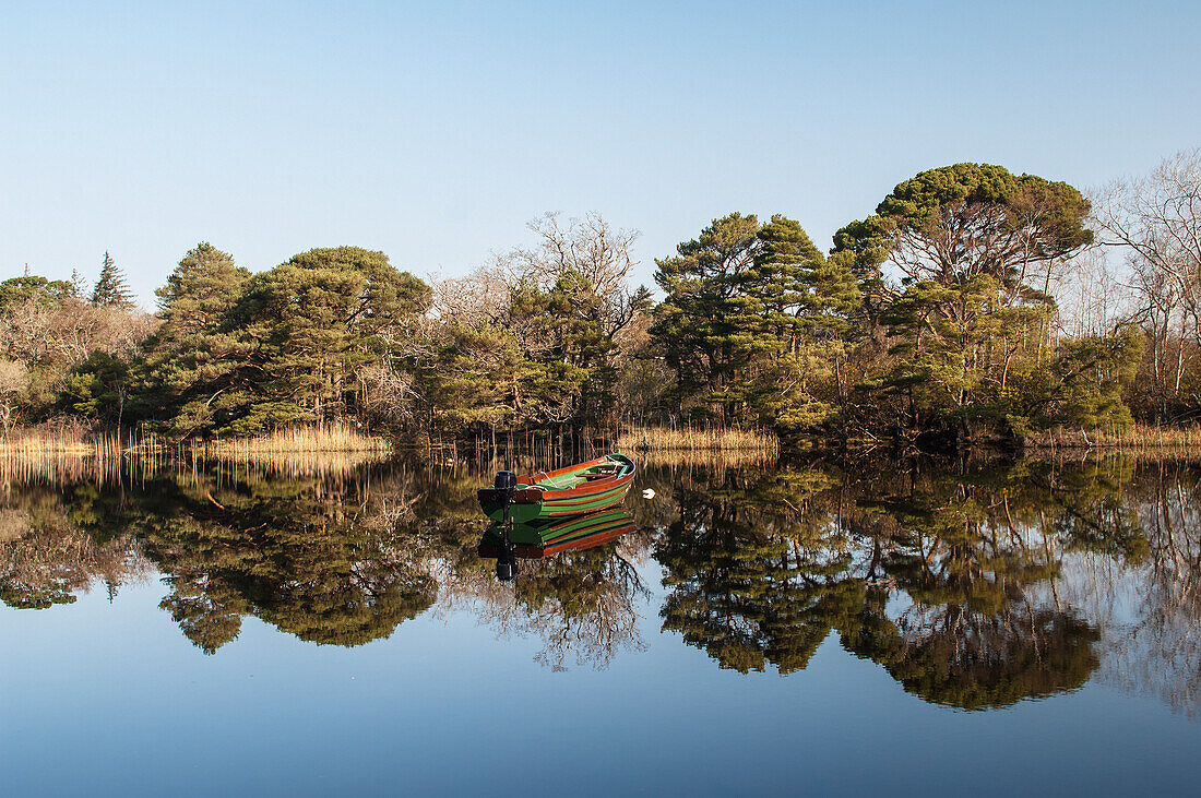 UK,Ireland,County Kerry,Killarney National Park,Reflections in Lough Leane