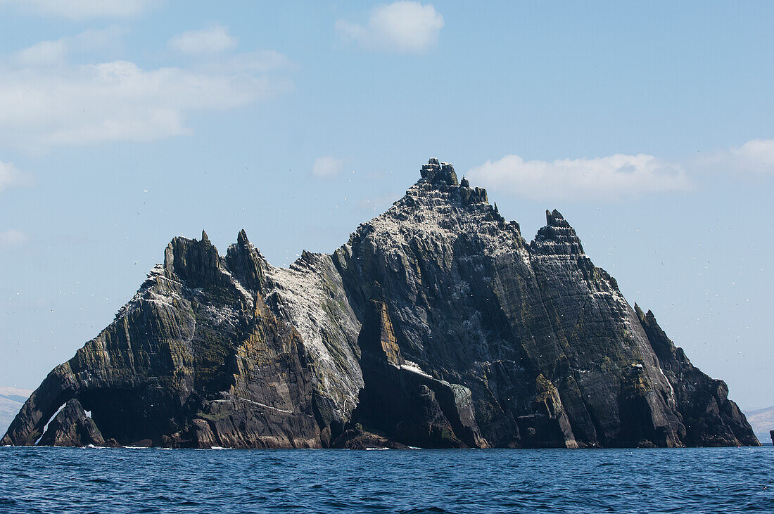 UK,Ireland,County Kerry,Skellig Islands,View of Little Skellig