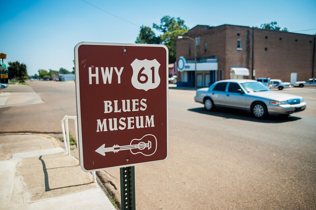 USA,Mississippi,Highway 61 Blues Museum,Leland