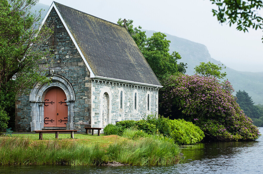 Irland,Grafschaft Kerry,St. Finbarr's Oratory,Gougane Barra Lake
