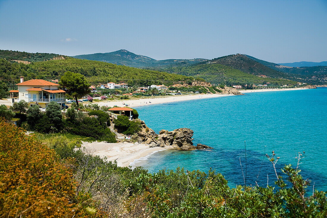 Greece,Halkidiki,Coastal view,Sithonia