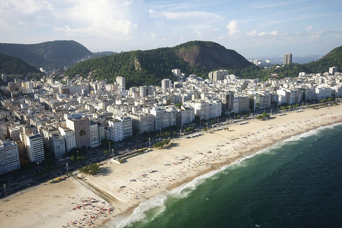 Brasilien,Luftaufnahme der Küstenlinie,Rio de Janeiro