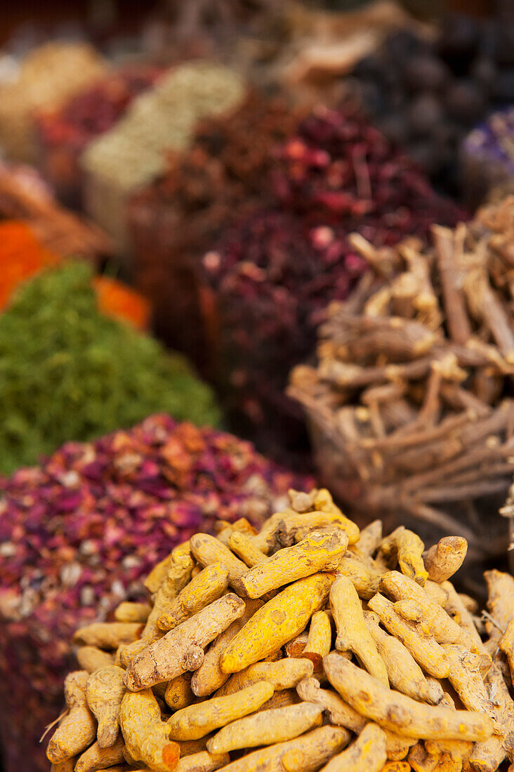 Spices For Sale In Spice Market,Dubai,United Arab Emirates