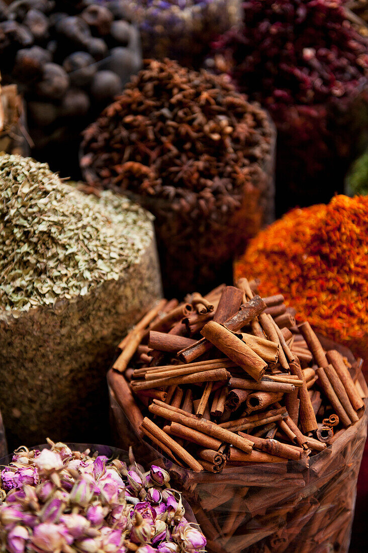 Spices For Sale In Spice Market,Dubai,United Arab Emirates