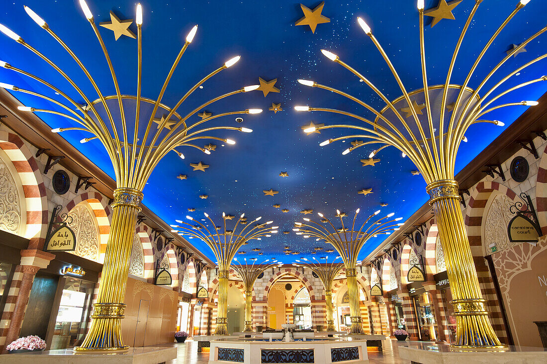 Einkaufszentrum innen, Gold Souk, Dubai Mall, Dubai, Vereinigte Arabische Emirate