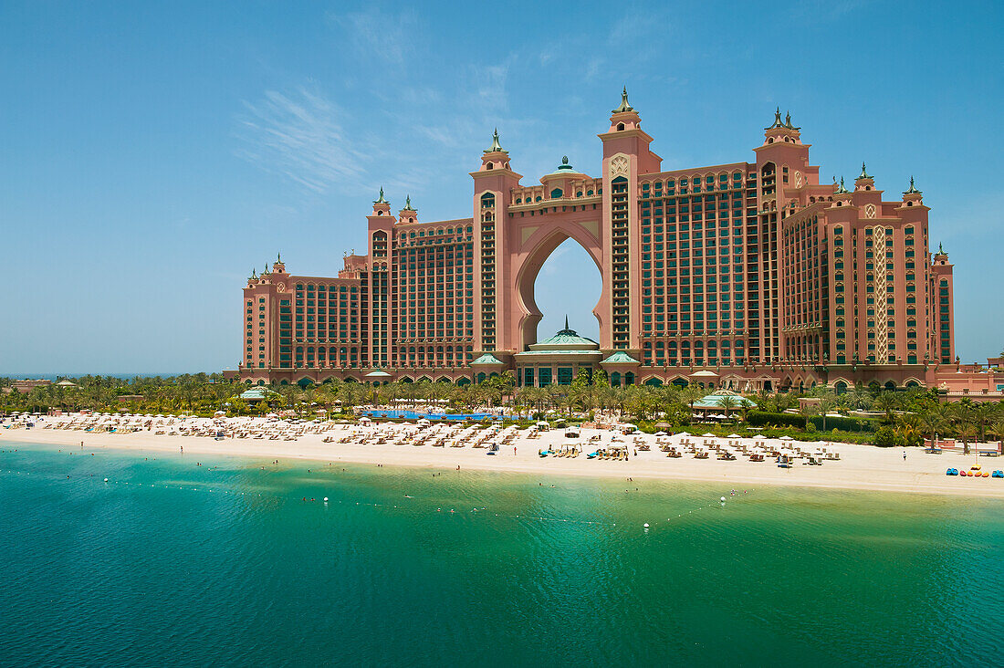 Facade Of Atlantis Palm Hotel,Jumeirah,Dubai,United Arab Emirates