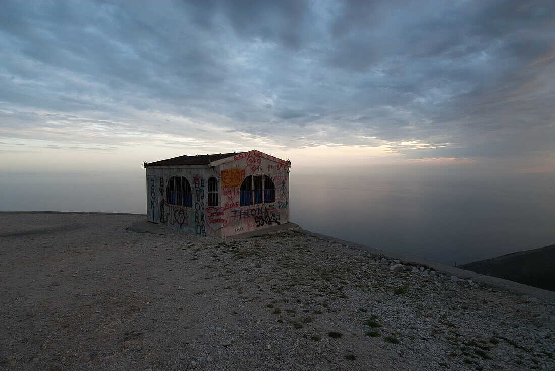 Abandoned building,Albania