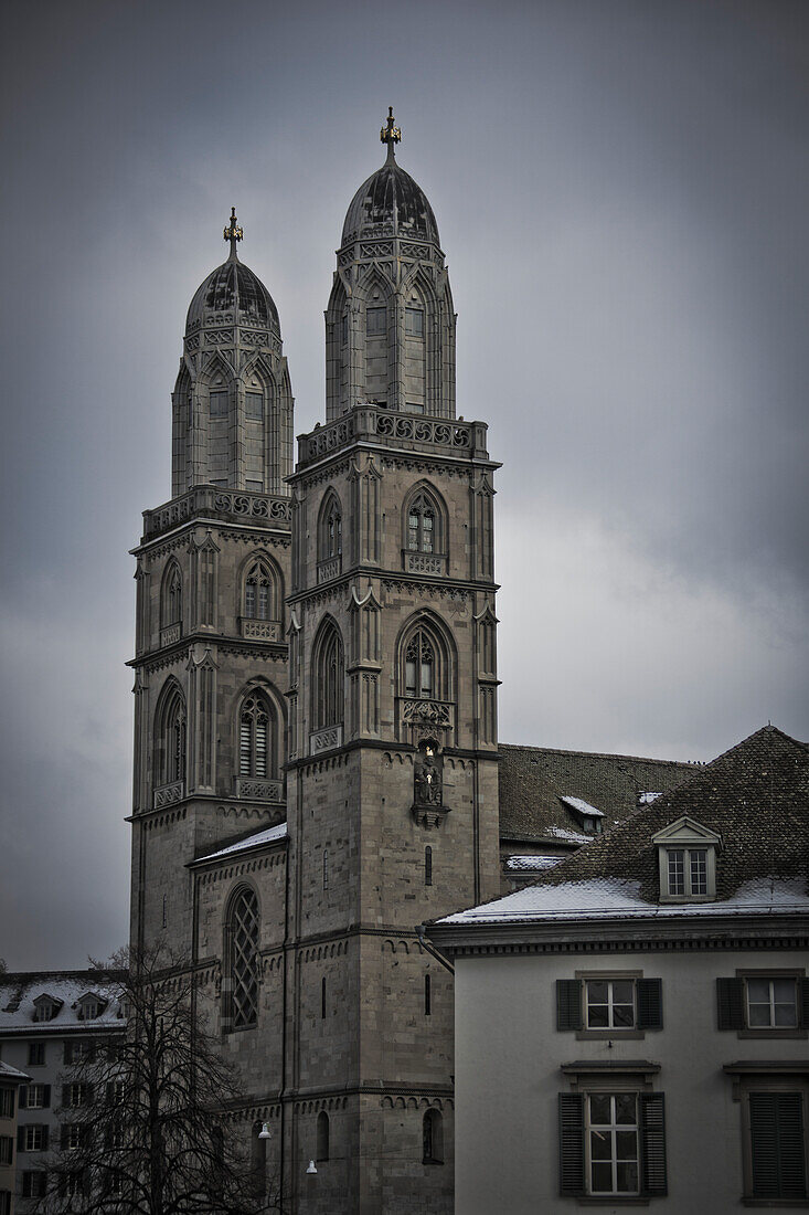 Switzerland,Grossmunster Cathedral,Zurich