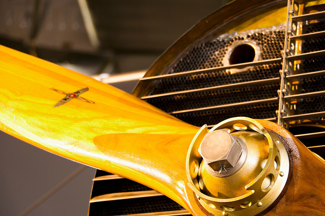 Switzerland,Close-up of propeller,Duebendorf