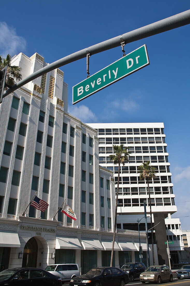 Beverly Drive Road Sign,Los Angeles,California,Usa