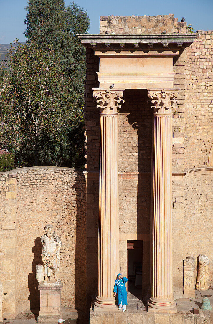 Bühne des römischen Theaters,Guelma,Algerien