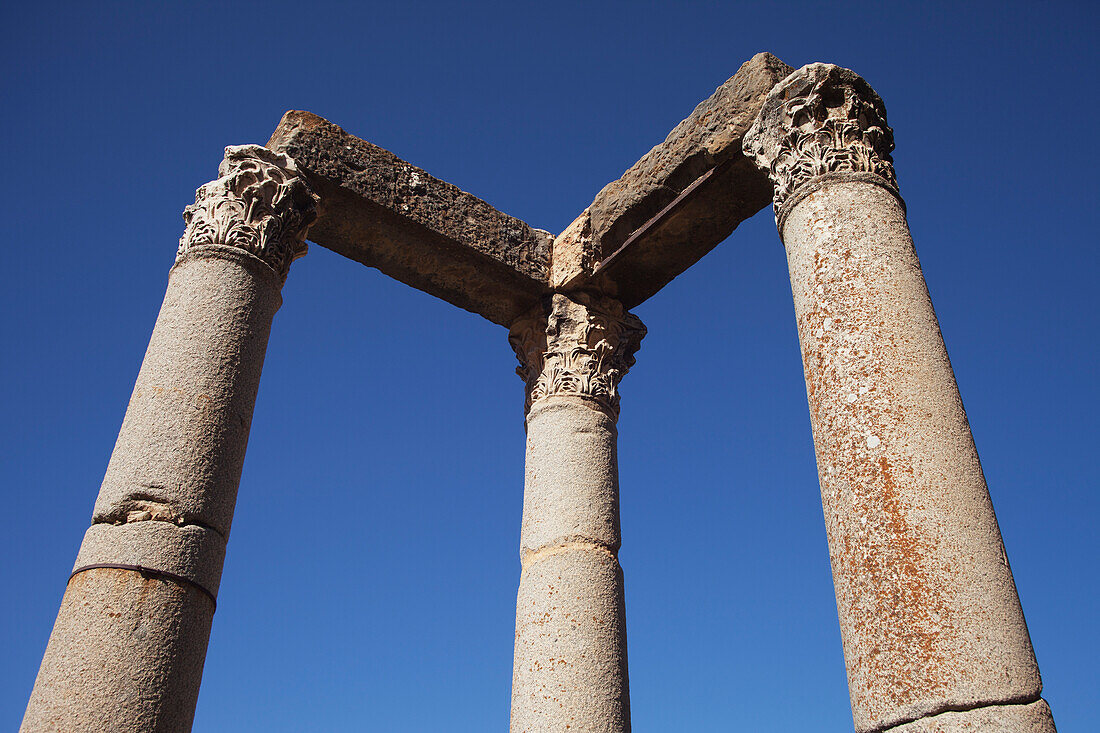 Roman Ruins,Columns Of The Old Forum,Djemila,Algeria