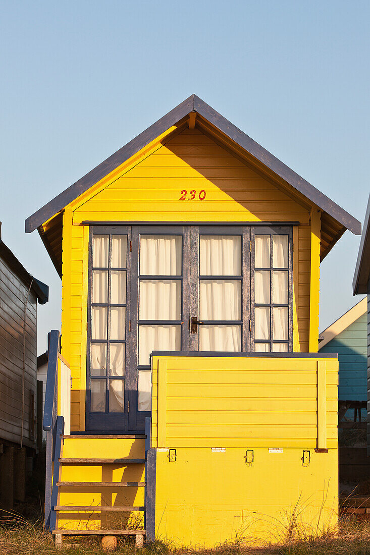 Beach Hut,Christchurch Harbour,Mudeford,Dorset,England,United Kingdom