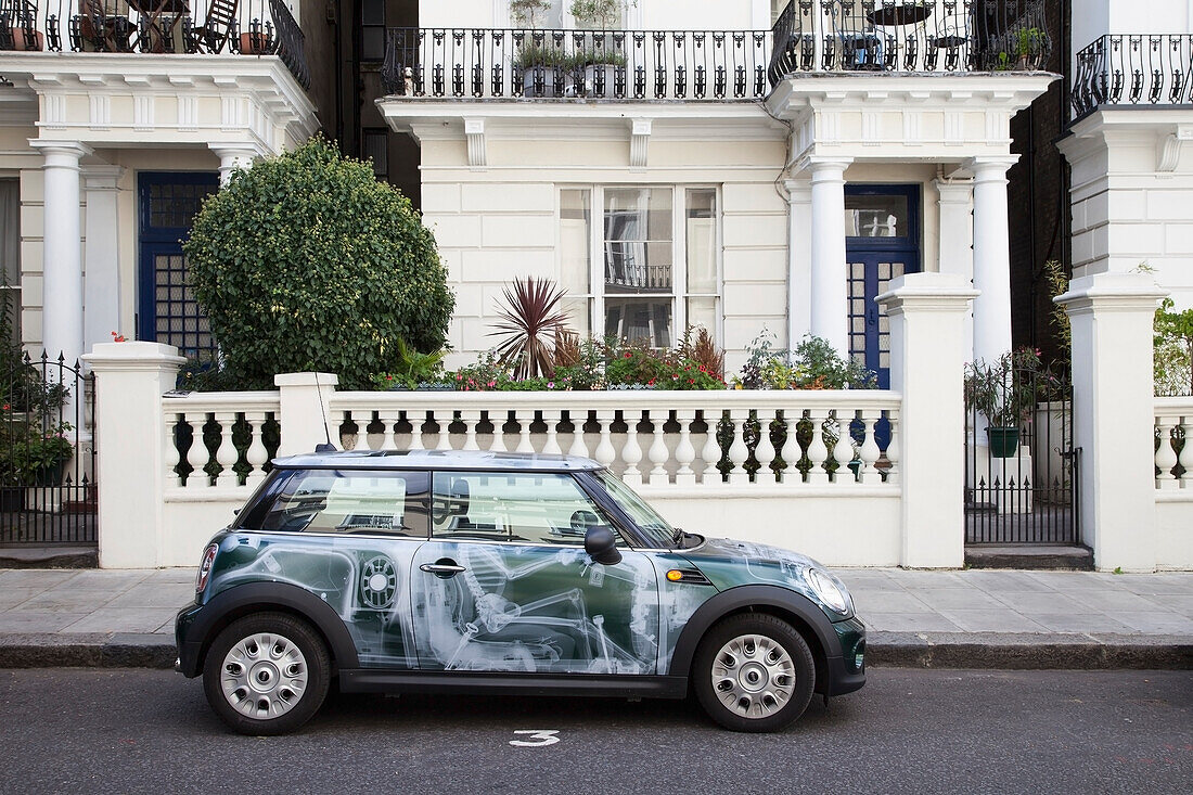 Skeleton In Car,England,United Kingdom