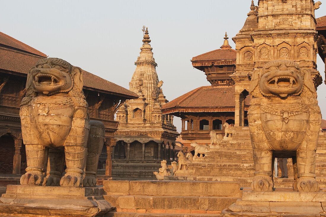 Das Löwentor, Bhaktapur, Nepal