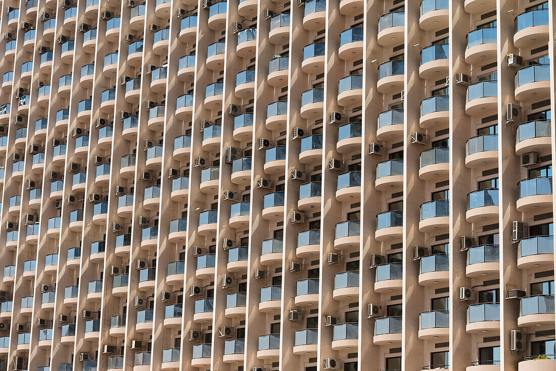 Detail Of Apartment Building,Dubai,United Arab Emirates