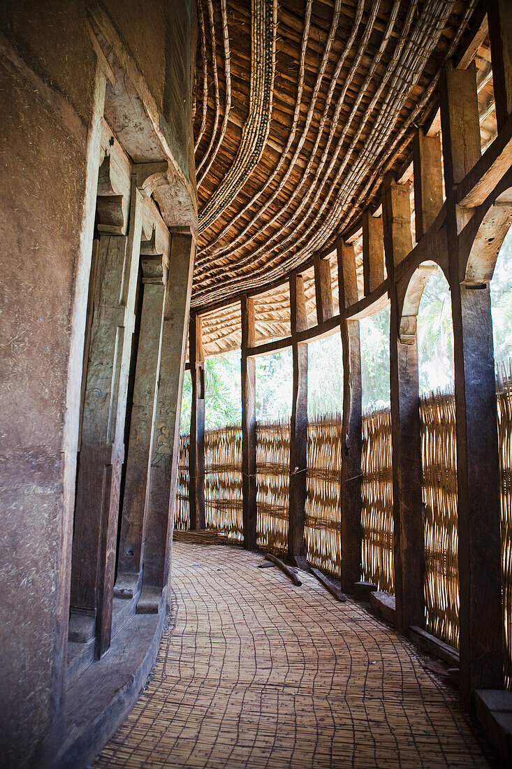 Details vom Kloster auf der Insel im Tana-See, in der Nähe von Bahir Dar, Äthiopien