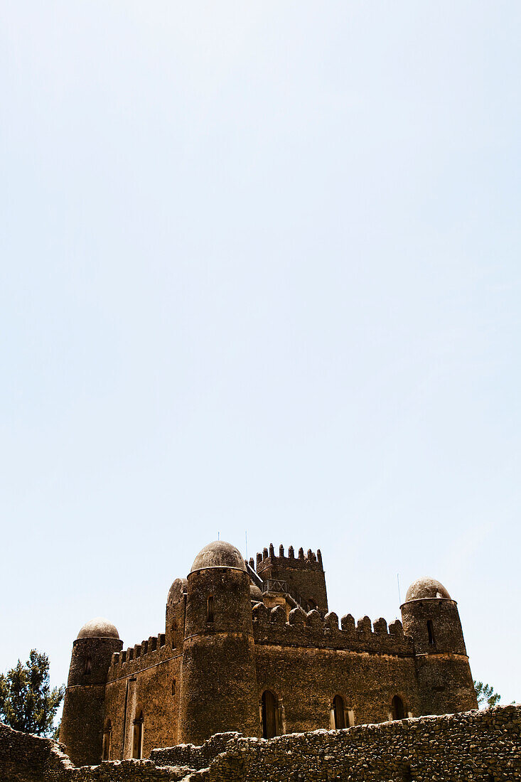 Der Palast von König Fasilides aus dem siebzehnten Jahrhundert, Gondar, Äthiopien