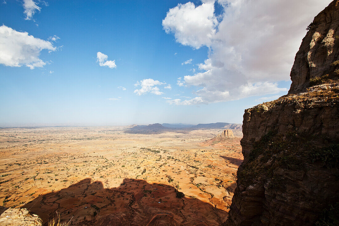 Berglandschaft auf dem Gheralta-Plateau, Region Tigray, Äthiopien