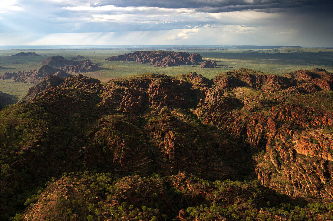 Aerial view of the Bungle Bungle Range in Purnululu National Park in the Kimberley Region of Australia,Halls Creek,Kimberley Region,Western Australia,Australia