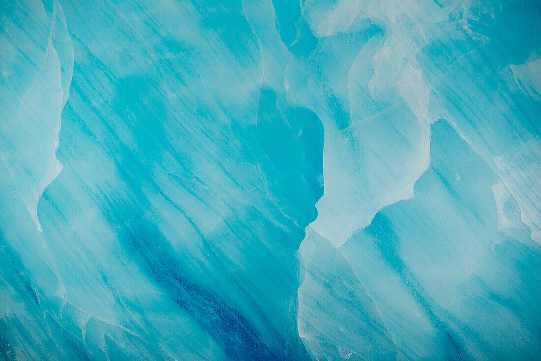 Detail of ice from the Monacobreen Glacier,Spitsbergen,Svalbard,Norway