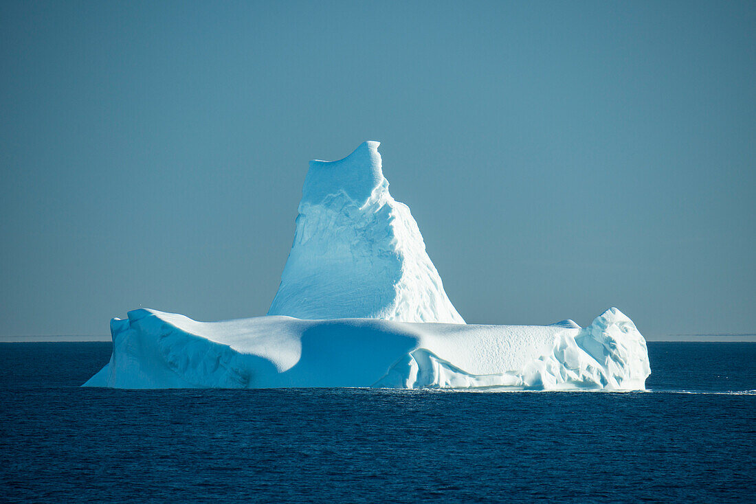 Monument looking iceberg in the Labrador Sea,Newfoundland and Labrador,Canada